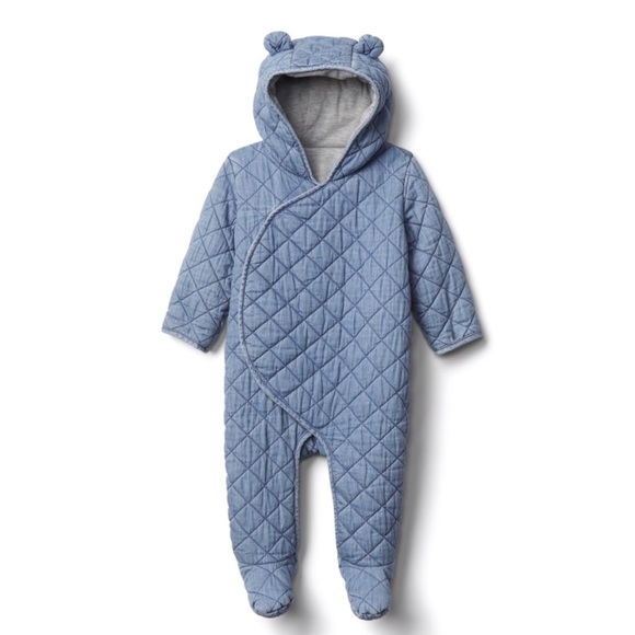GAP Other - Baby Quilted Chambray Bear color Denim 3-6 months